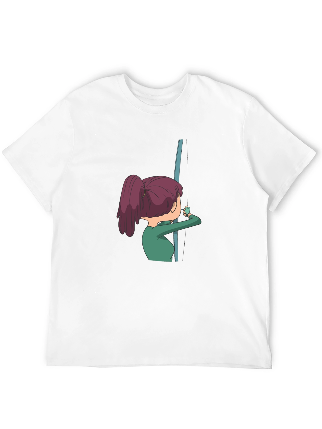 Cartoon Angler T-Shirt - Black