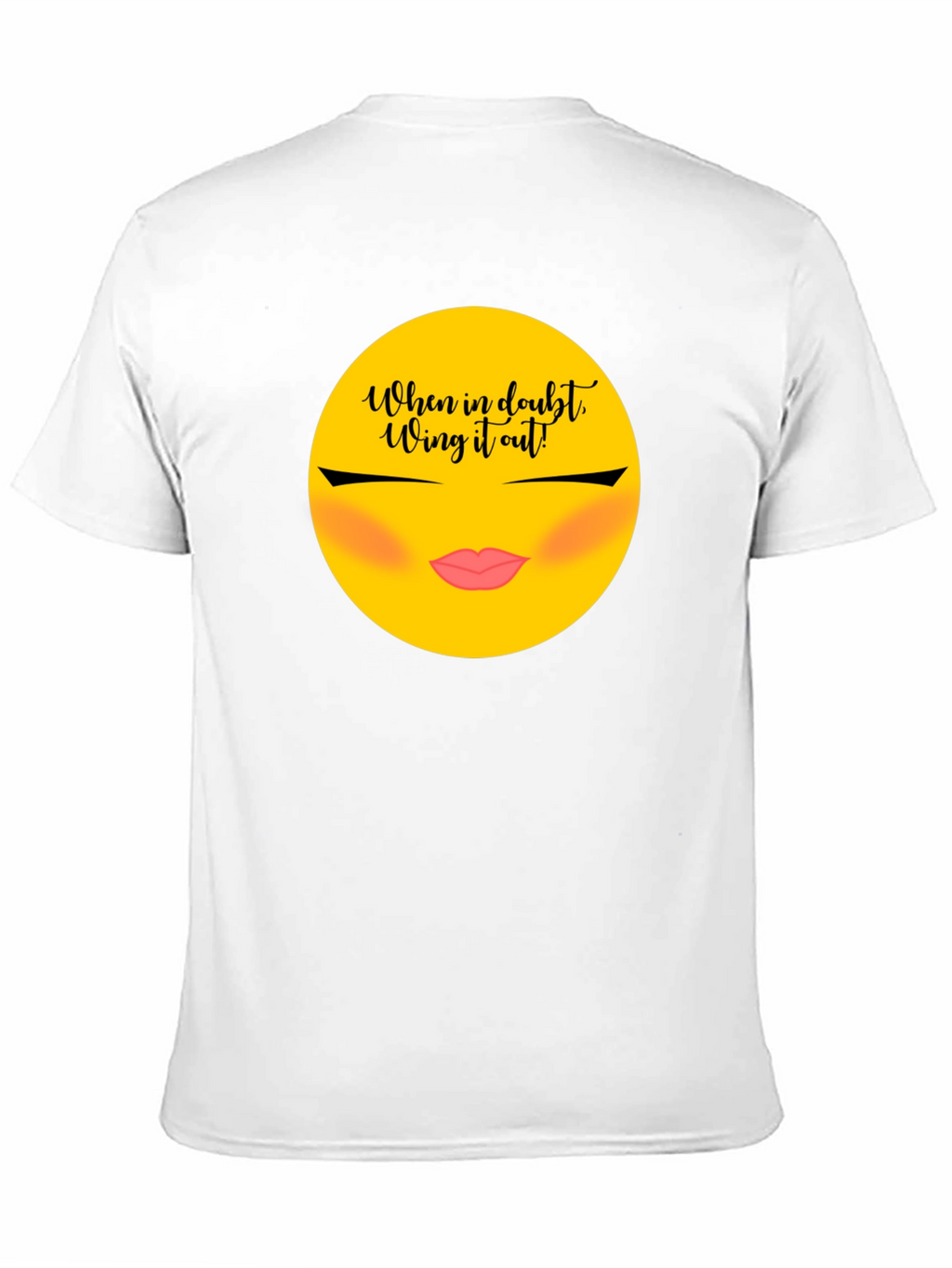 Wing It Out Graphic Tee - Trendy Slogan Shirt
