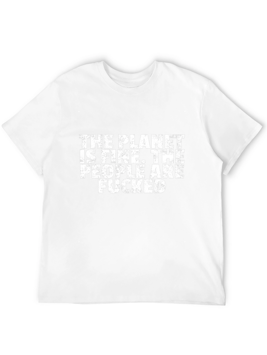 The Planet Is Fine Graphic Tee - Black