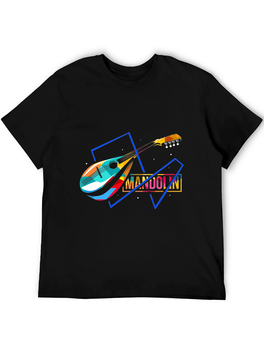 Mandolin Graphic T-Shirt - Music Lover Tee
