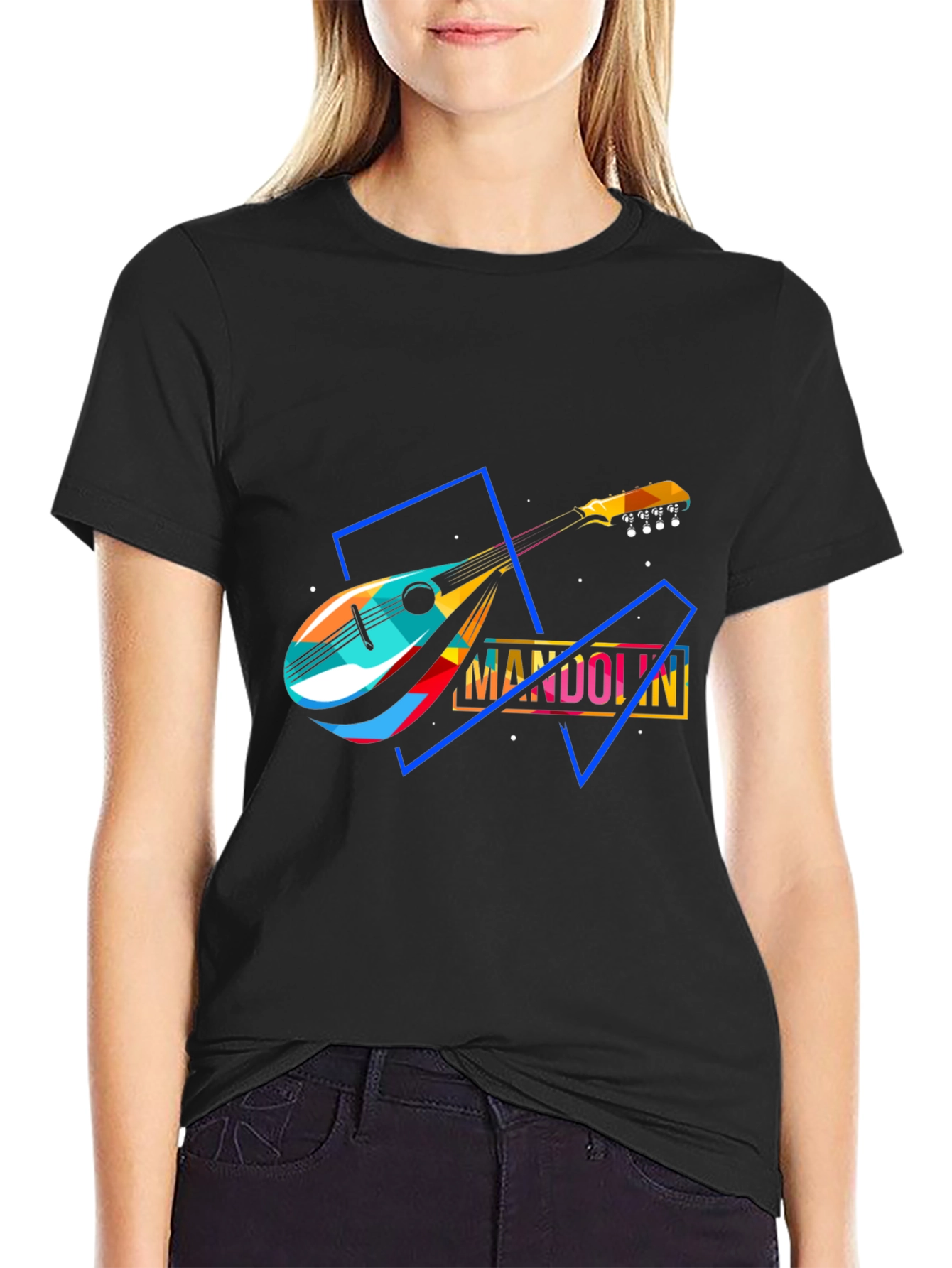 Mandolin Graphic T-Shirt - Music Lover Tee