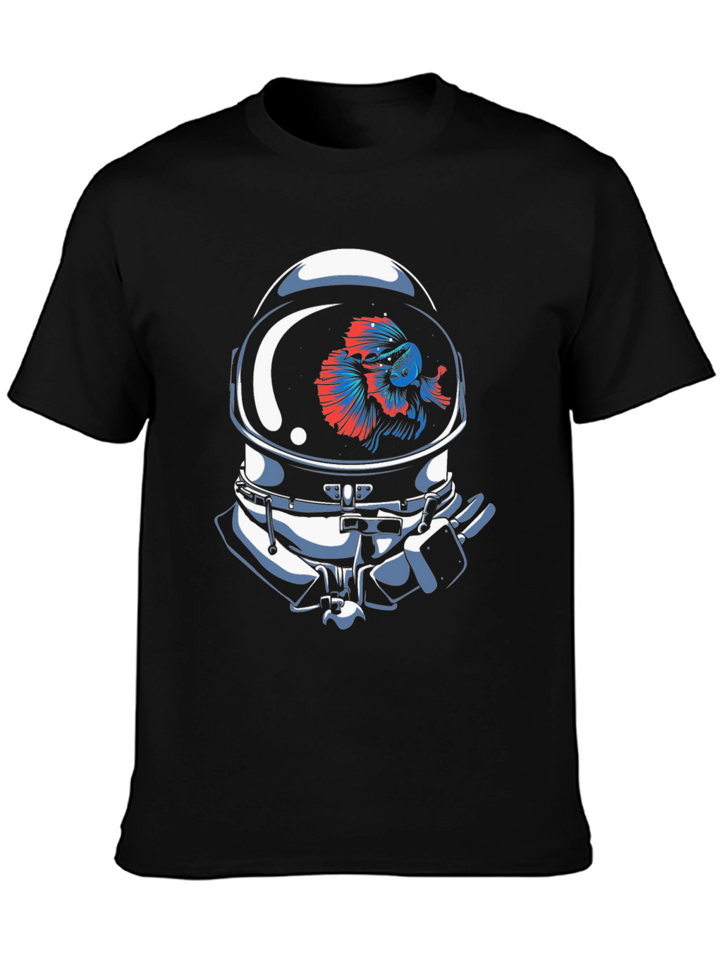 Astronaut Fish T-Shirt - Space Pet Design