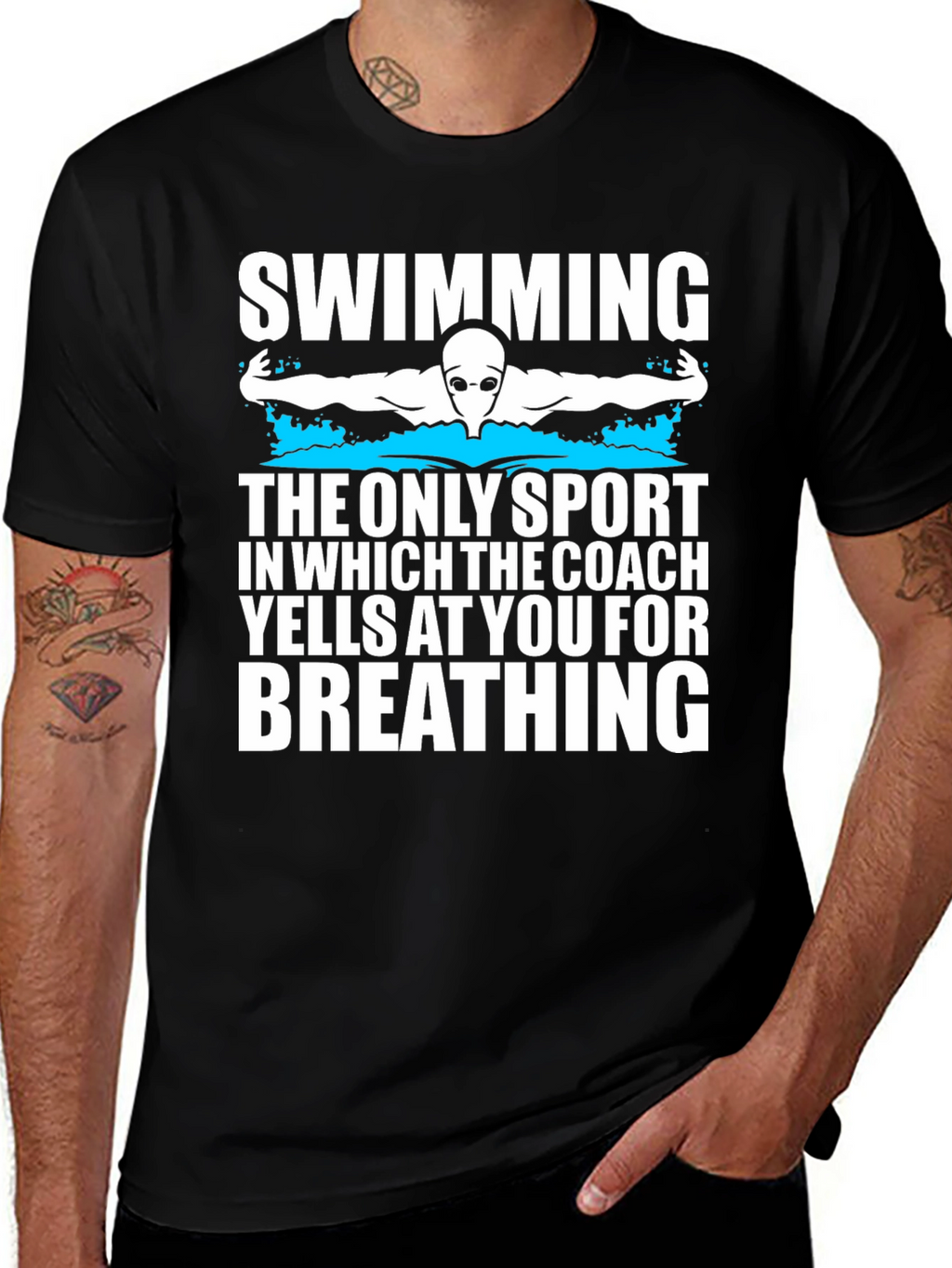 Swimming Coach Yells T-Shirt