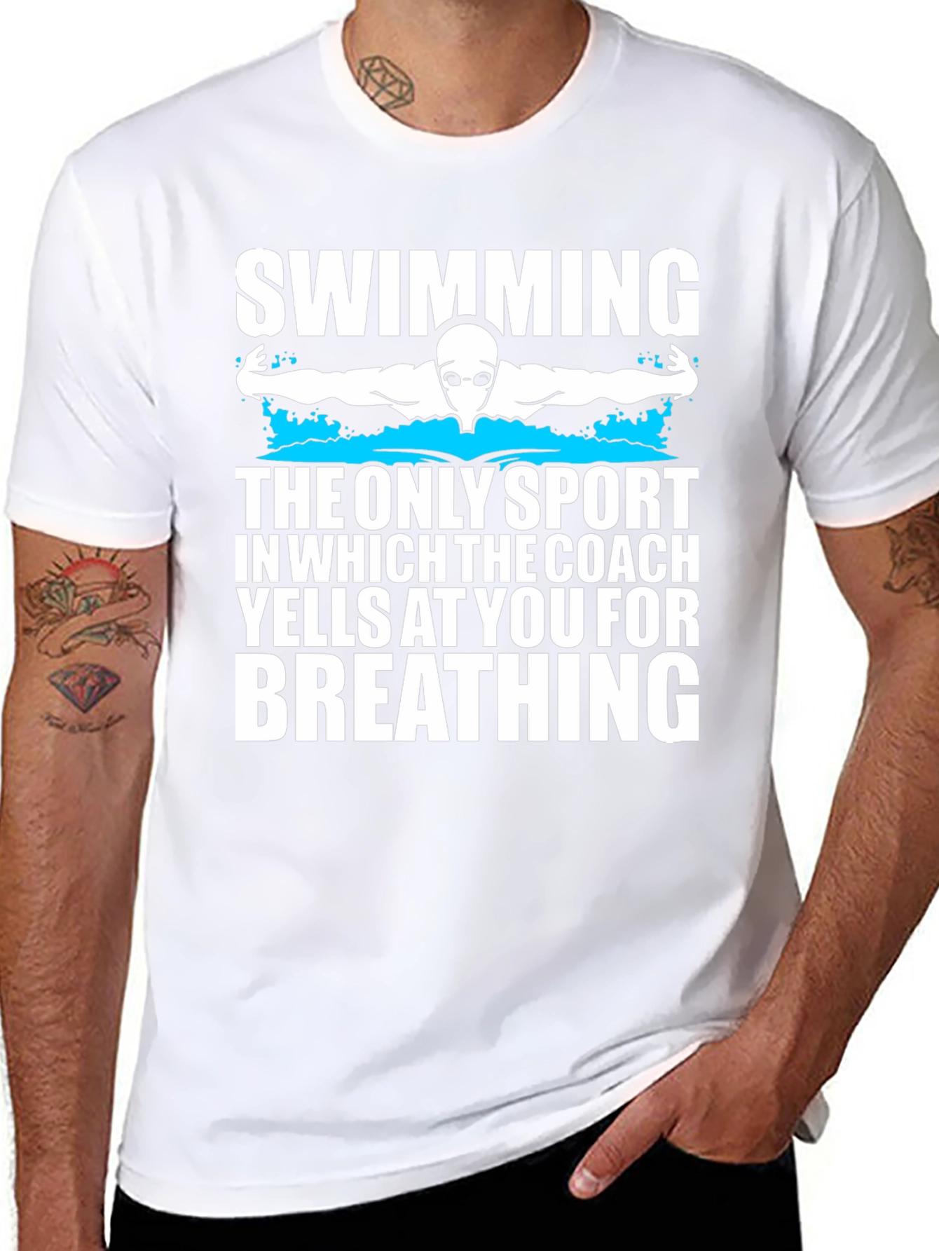 Swimming Coach Yells T-Shirt