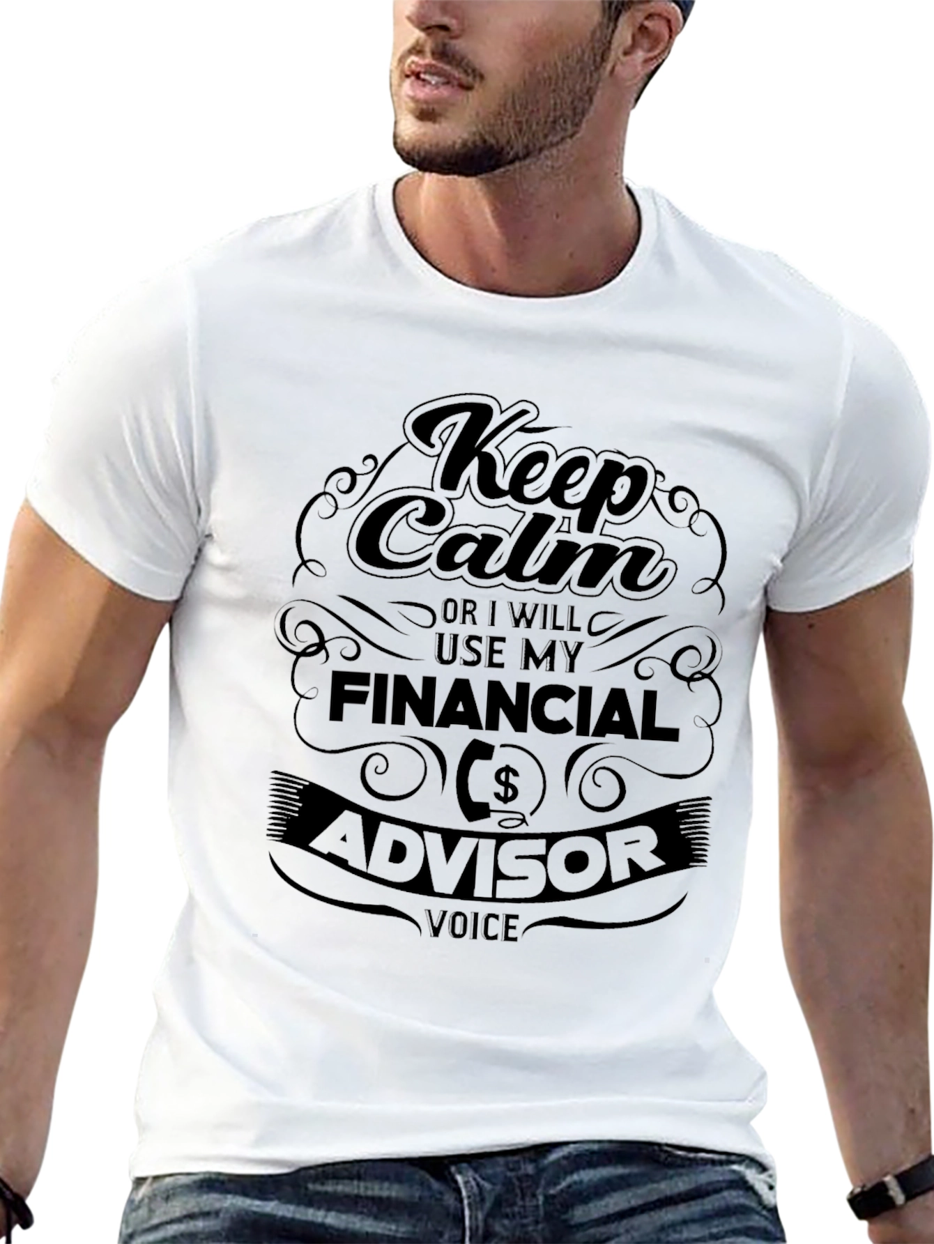 Keep Calm Financial Advisor T-Shirt