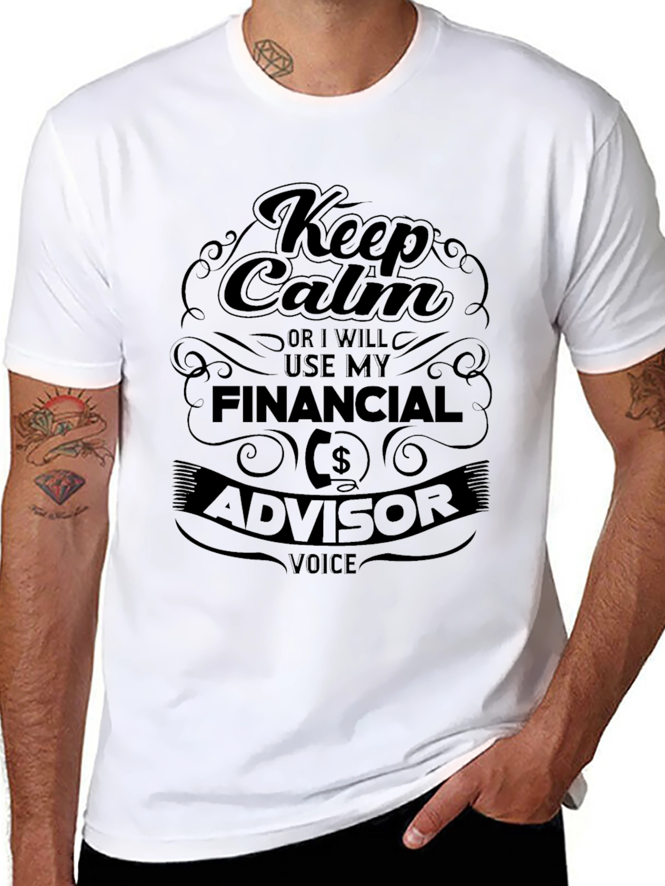 Keep Calm Financial Advisor T-Shirt