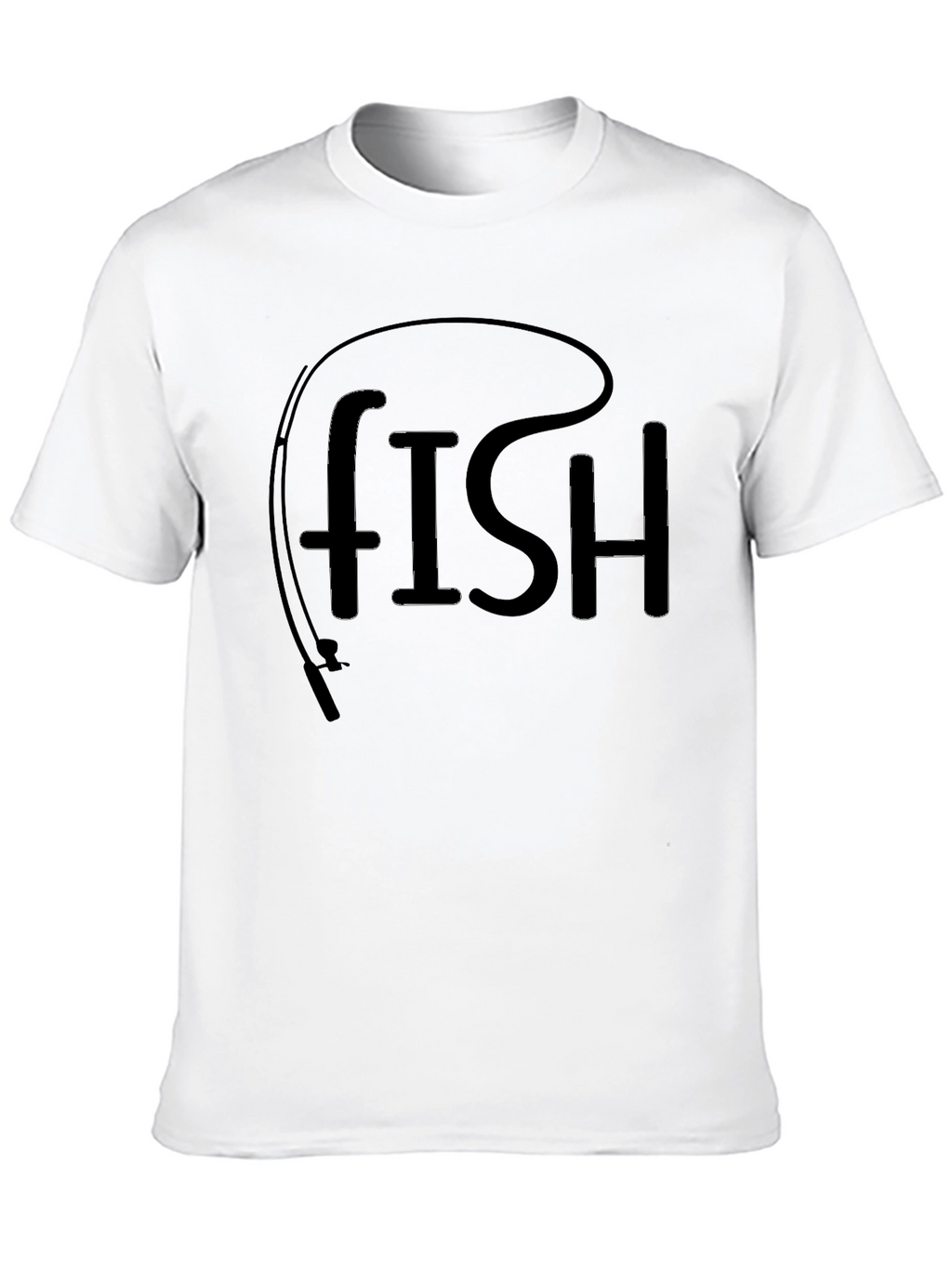 Fishing Rod Fish T-Shirt - Anglers Delight