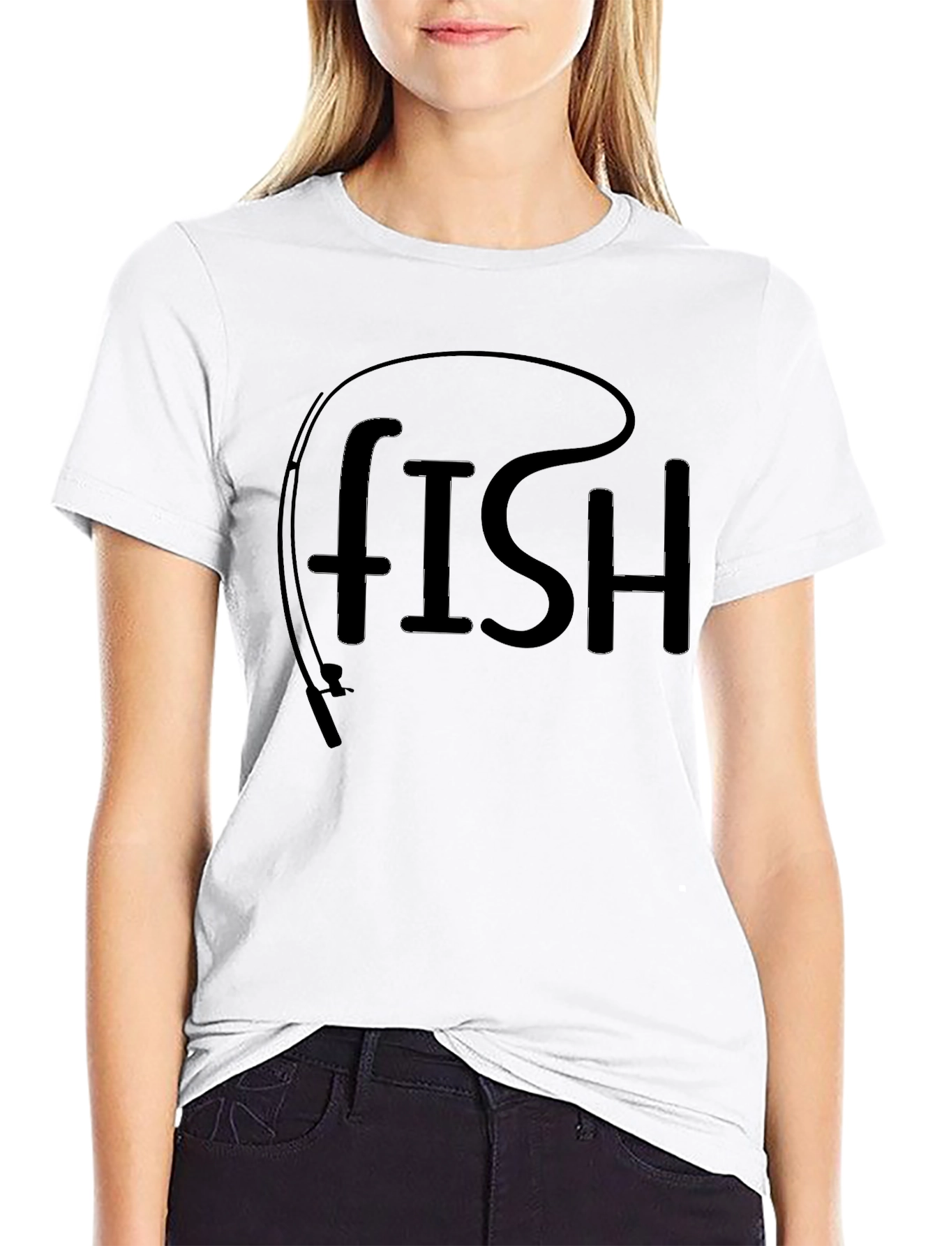 Fishing Rod Fish T-Shirt - Anglers Delight