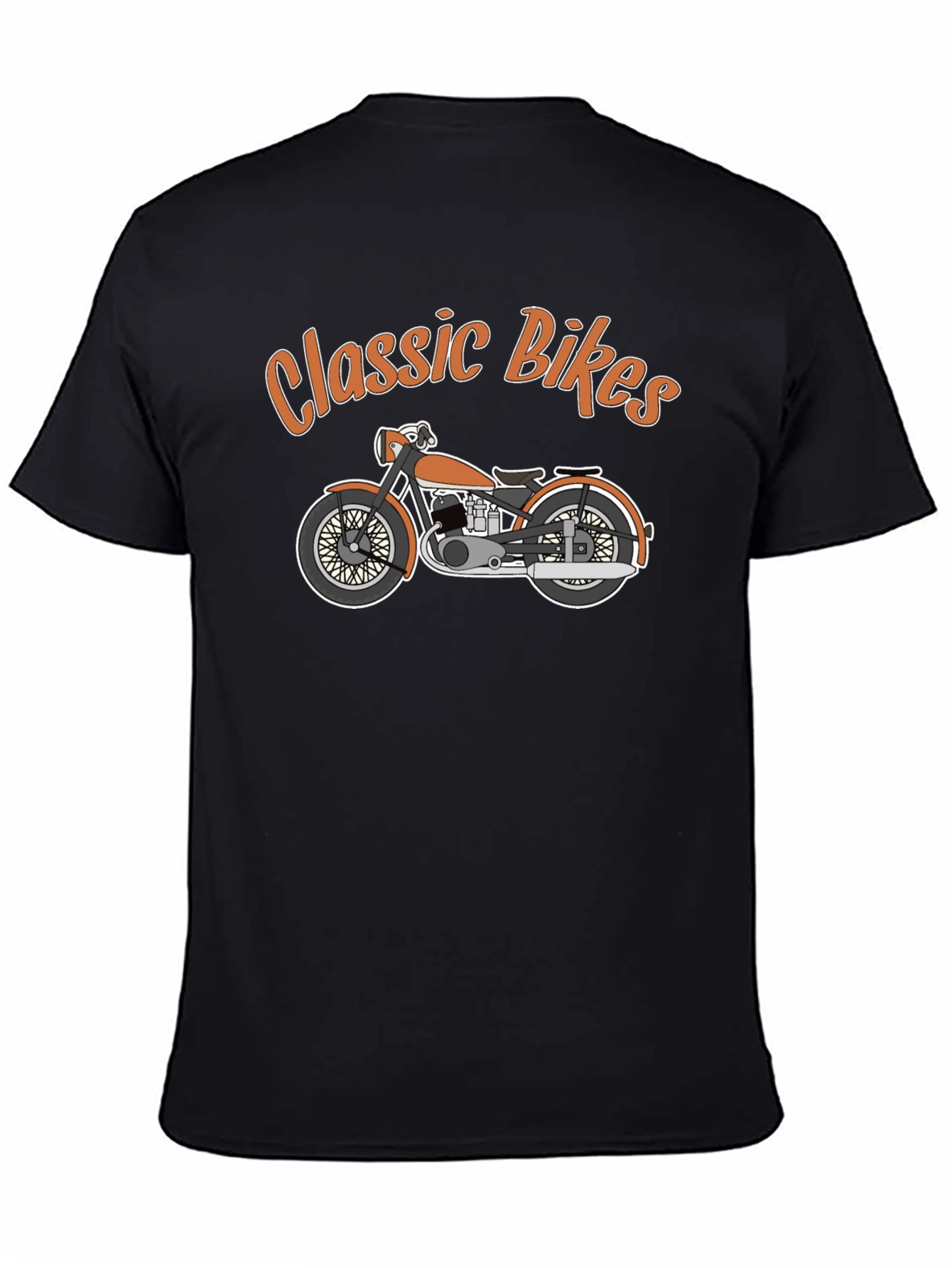 Classic Bikes Graphic Tee - Vintage Motorcycle T-Shirt