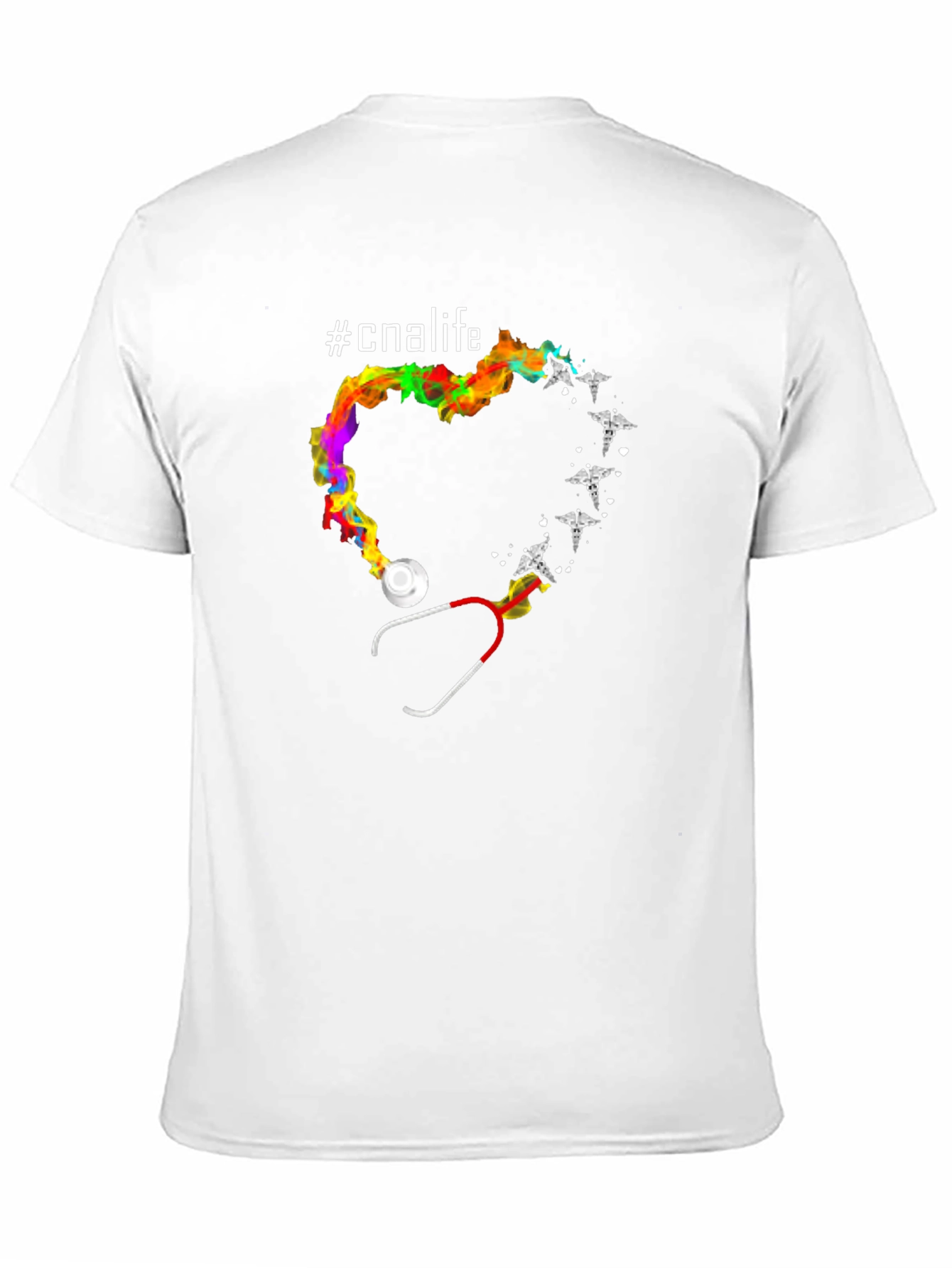CNA Life Stethoscope Heart T-Shirt