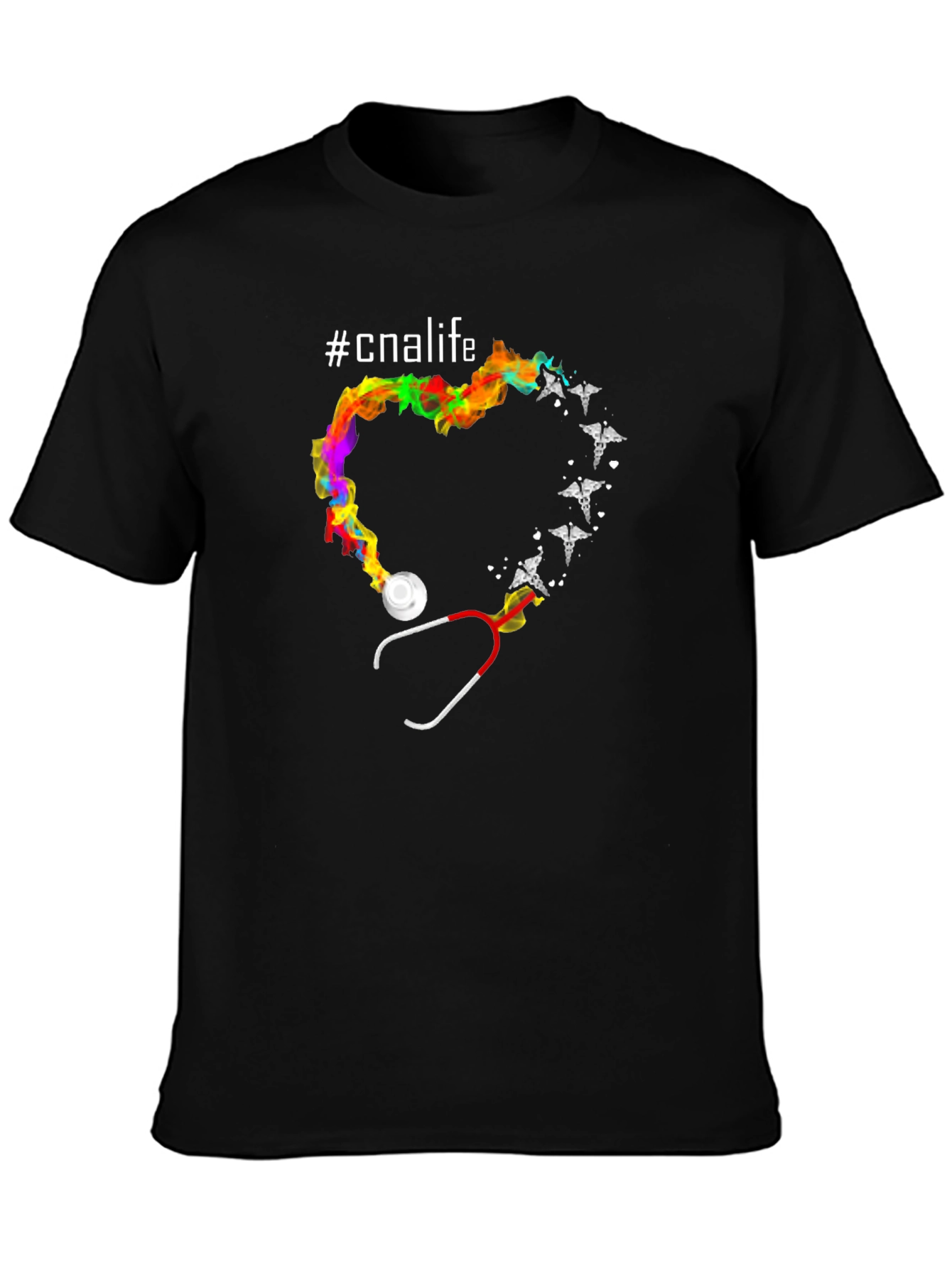 CNA Life Stethoscope Heart T-Shirt