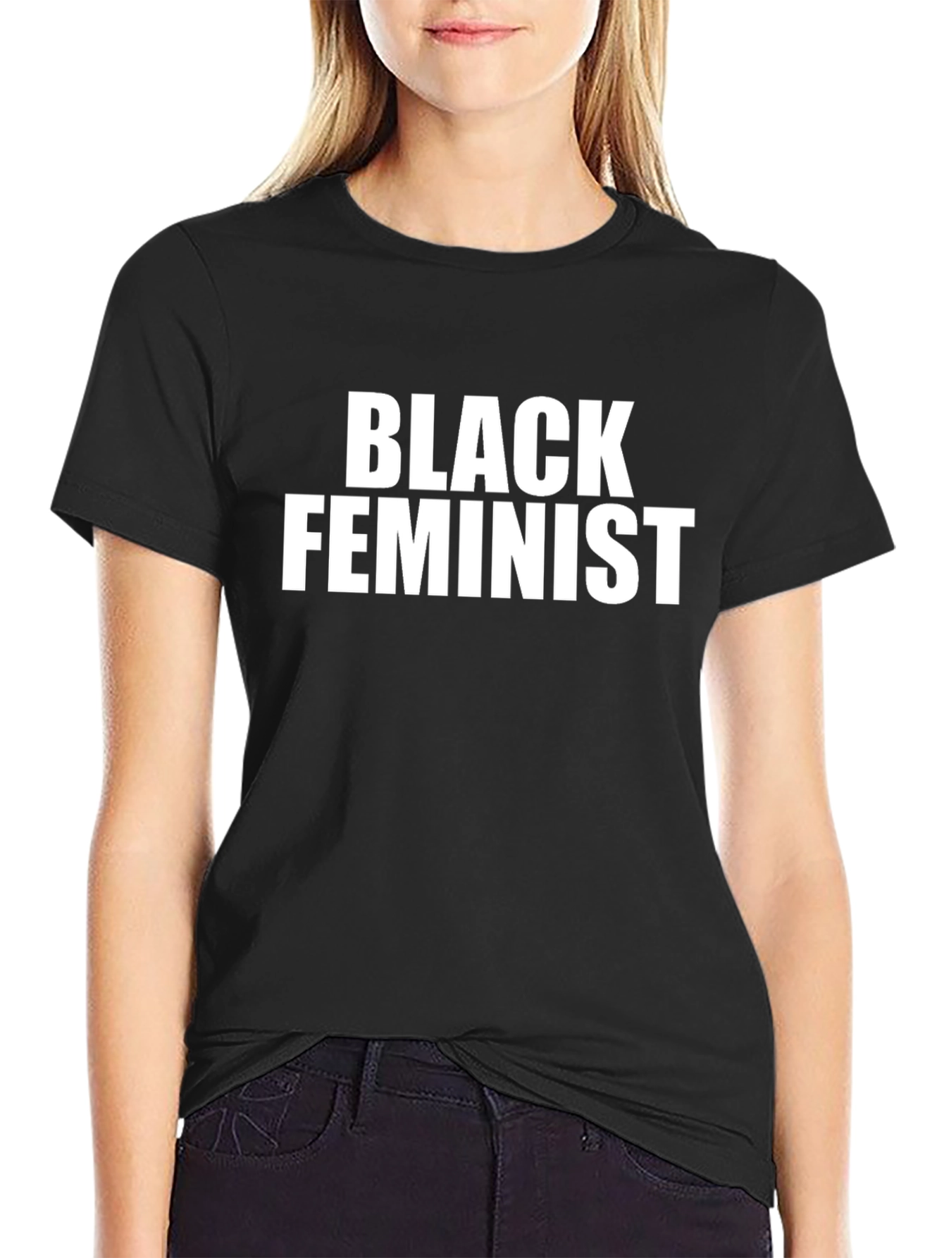 Black Feminist Graphic Tee - Statement Shirt