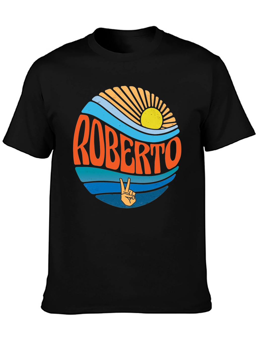 Roberto Retro Graphic T-Shirt - Groovy Vibes