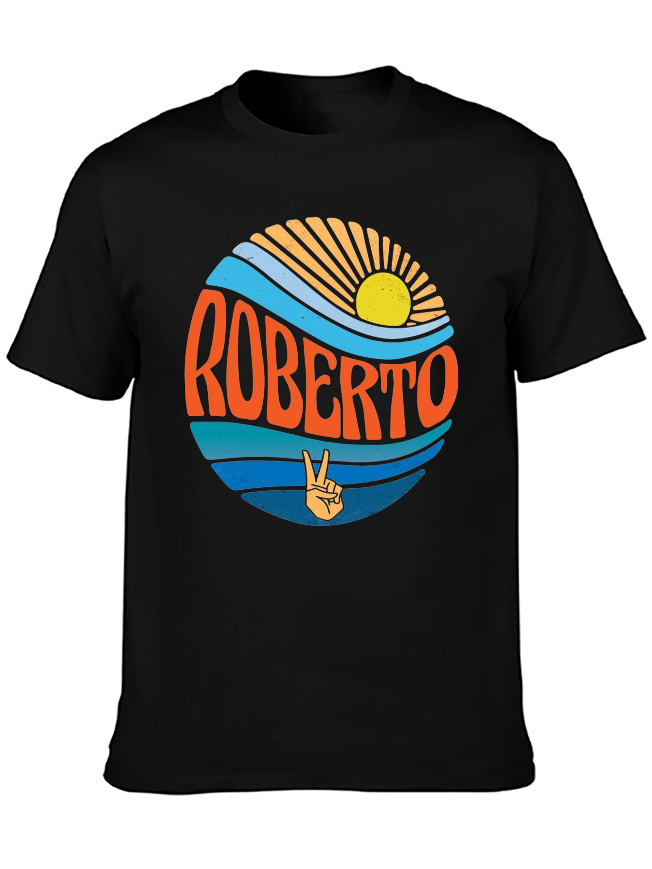 Roberto Retro Graphic T-Shirt - Groovy Vibes