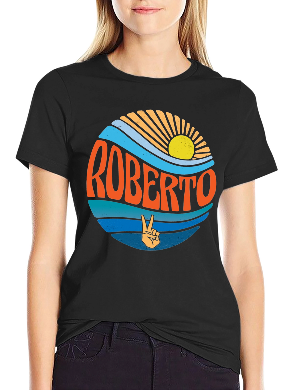 Roberto Retro Graphic T-Shirt - Groovy Vibes