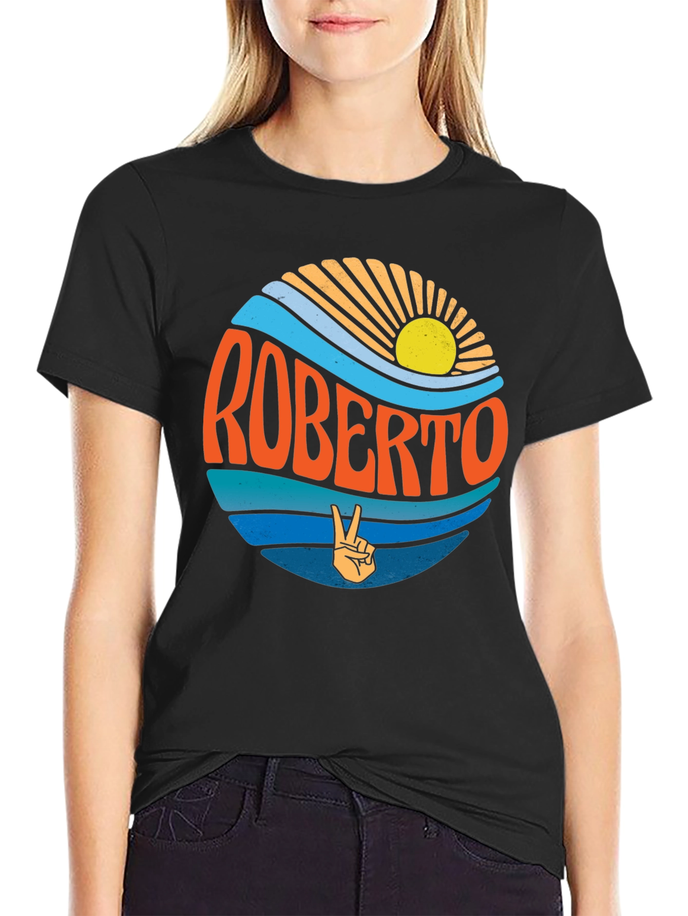 Roberto Retro Graphic T-Shirt - Groovy Vibes
