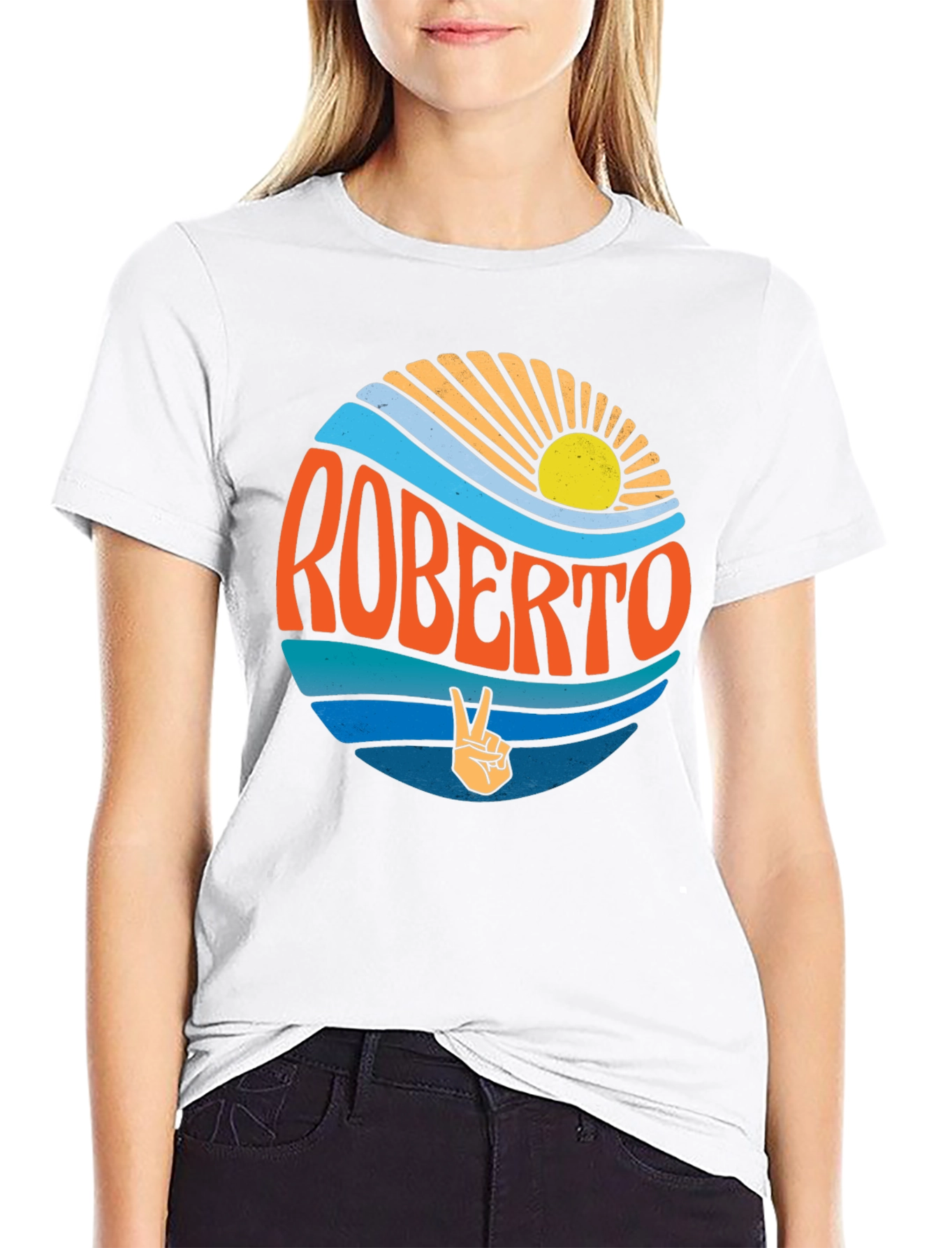 Roberto Retro Graphic T-Shirt - Groovy Vibes