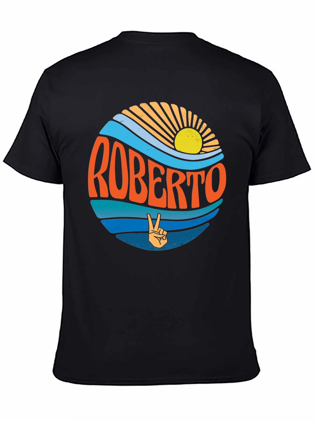 Roberto Retro Graphic T-Shirt - Groovy Vibes