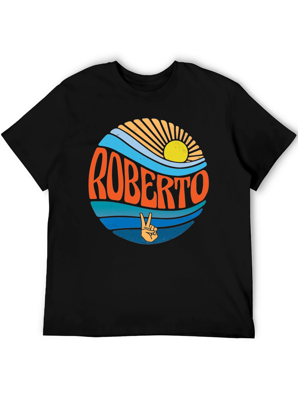 Roberto Retro Graphic T-Shirt - Groovy Vibes