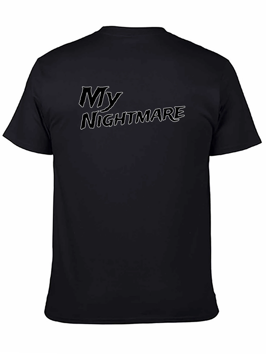 My Nightmare Black Graphic Tee - Stylish and Edgy