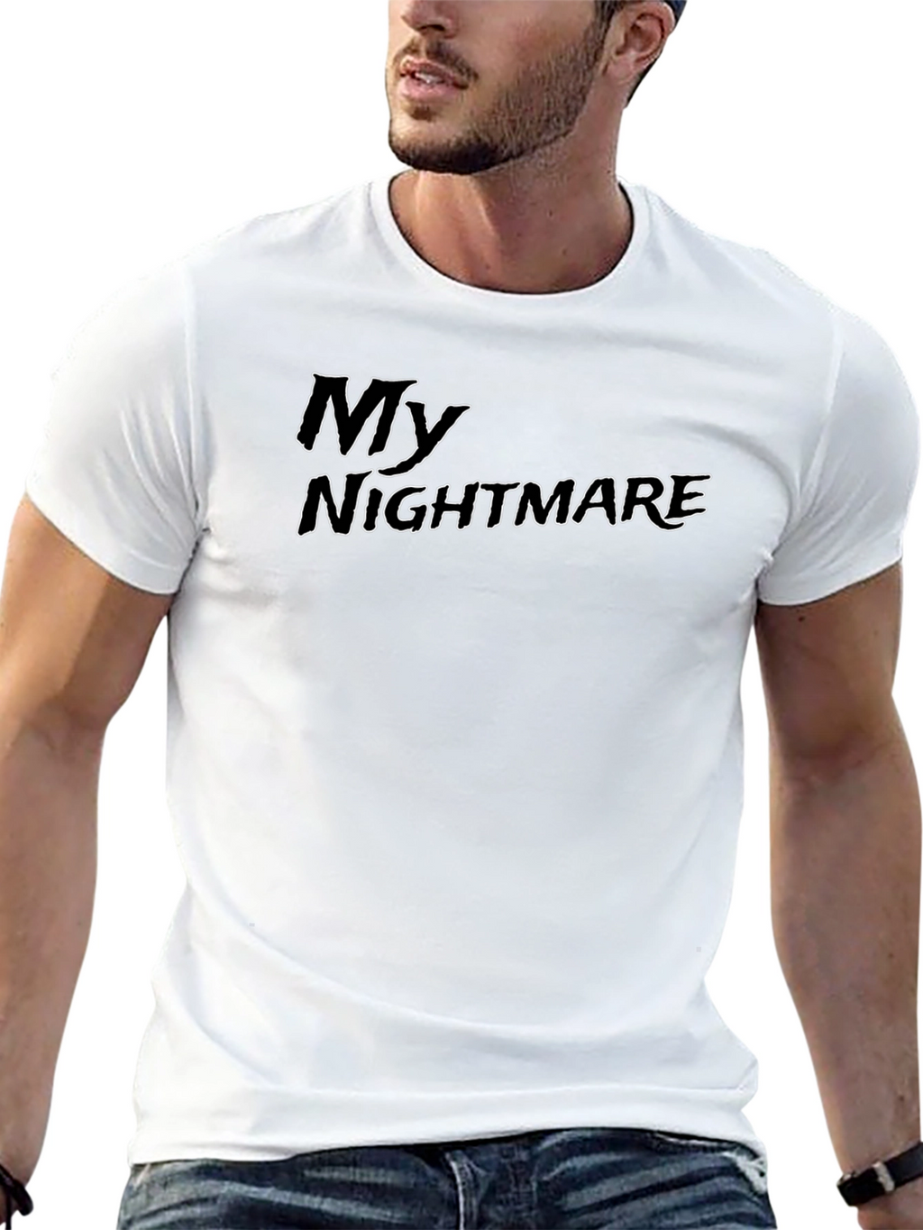 My Nightmare Black Graphic Tee - Stylish and Edgy