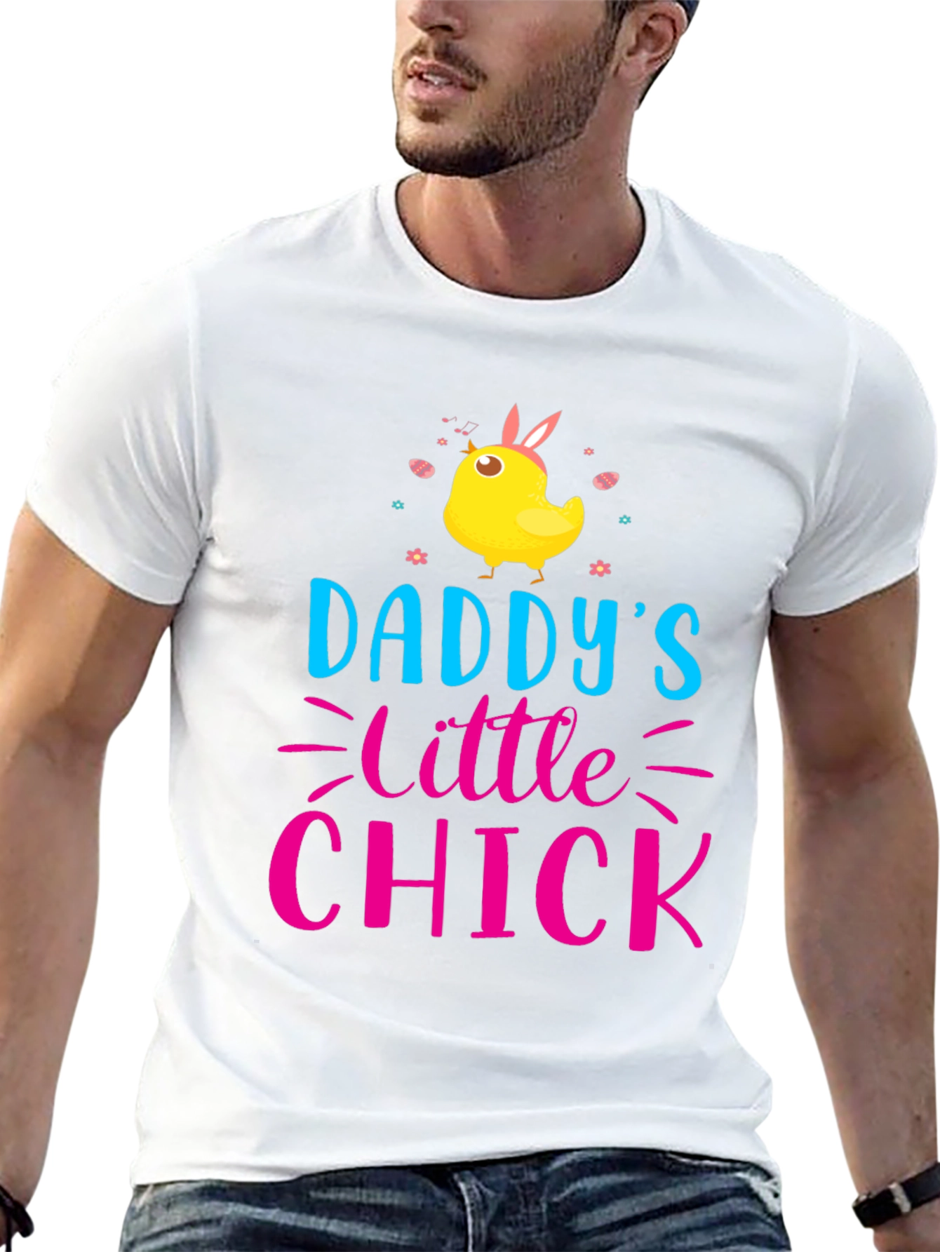 Daddys Little Chick Easter T-Shirt