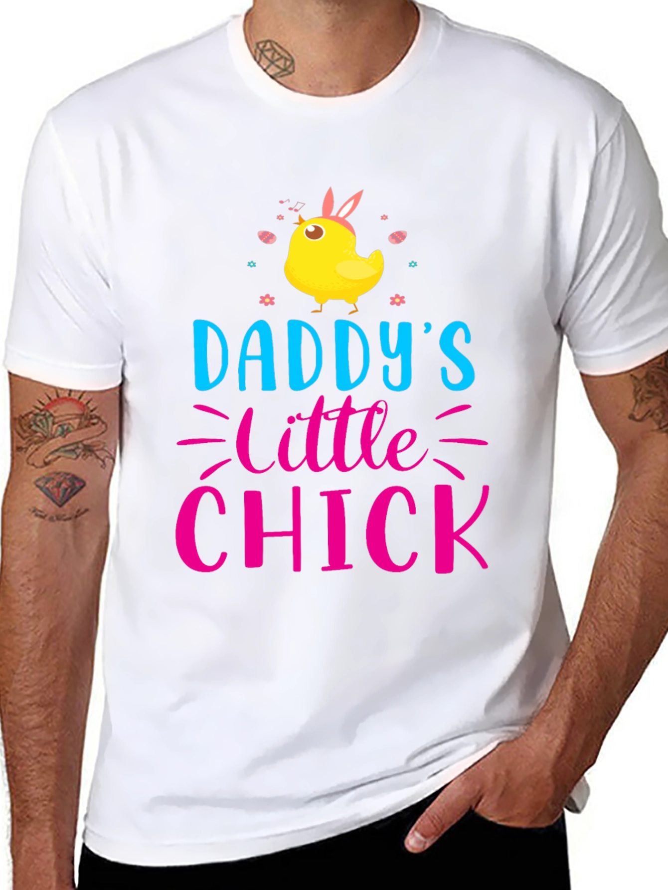 Daddys Little Chick Easter T-Shirt