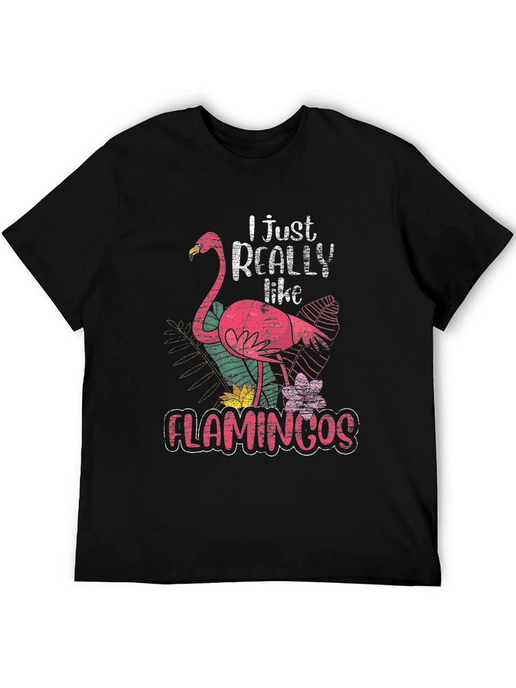 I Just Really Like Flamingos Graphic Tee