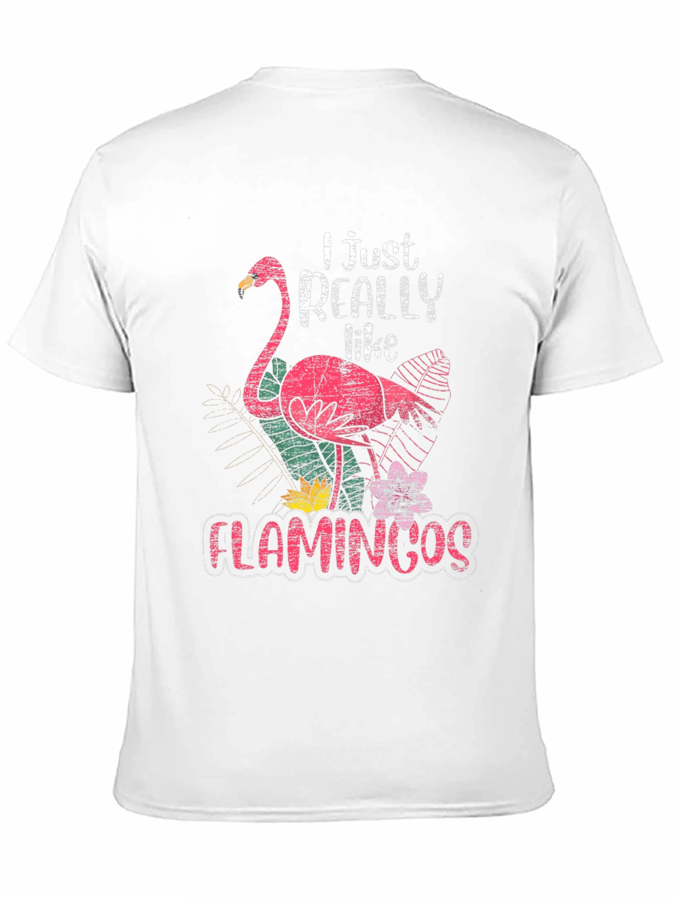 I Just Really Like Flamingos Graphic Tee