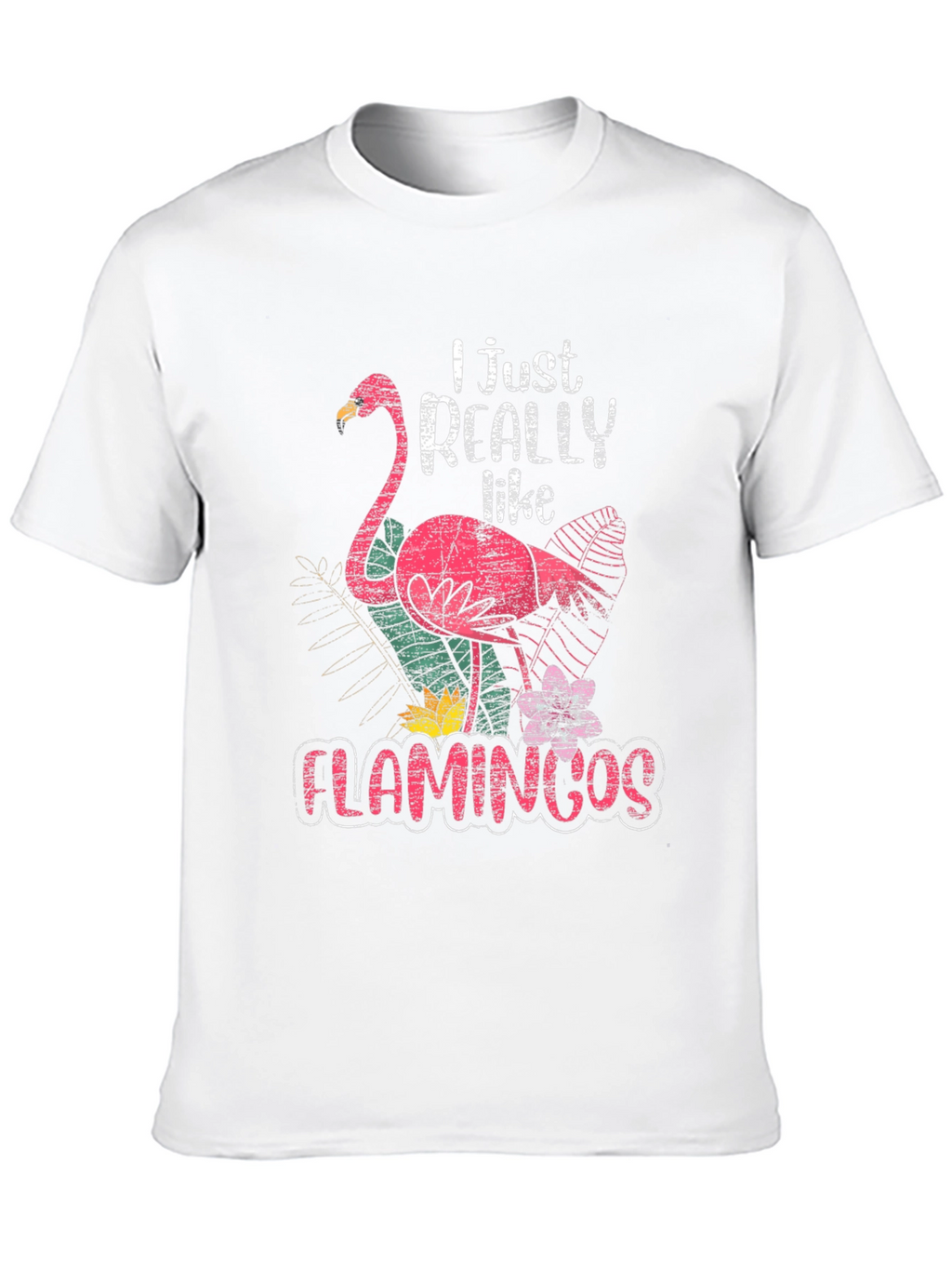 I Just Really Like Flamingos Graphic Tee