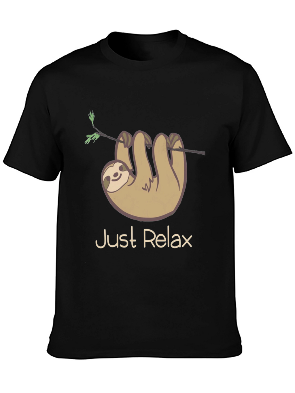 Just Relax Sloth Graphic Tee - Casual Comfort