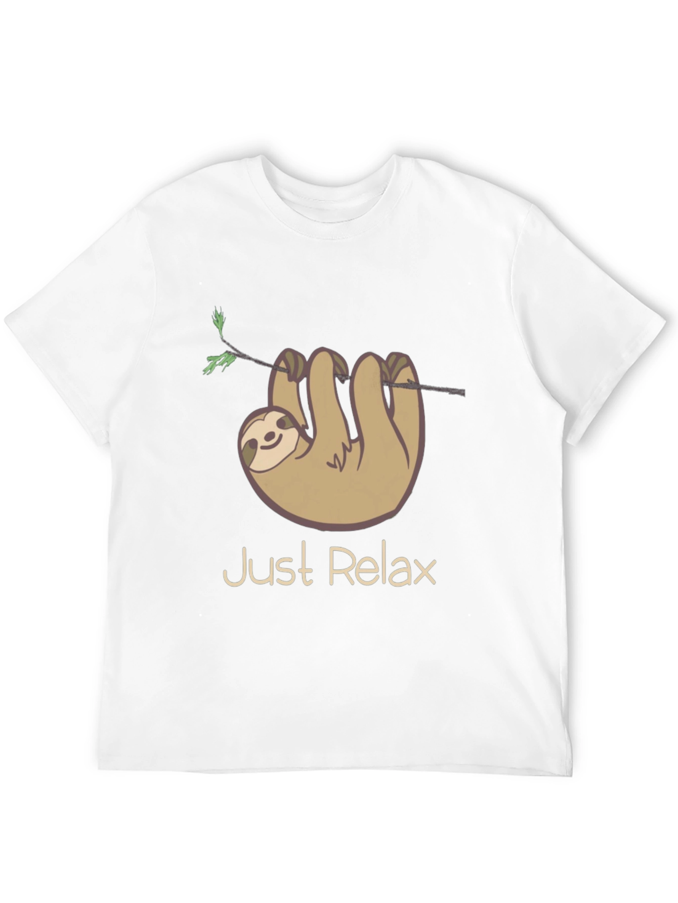 Just Relax Sloth Graphic Tee - Casual Comfort