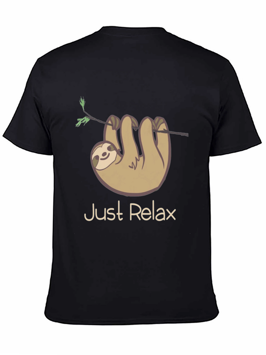 Just Relax Sloth Graphic Tee - Casual Comfort