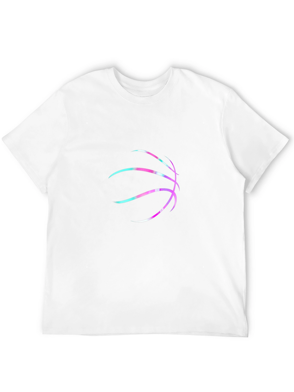 Neon Basketball Graphic Tee - Unisex