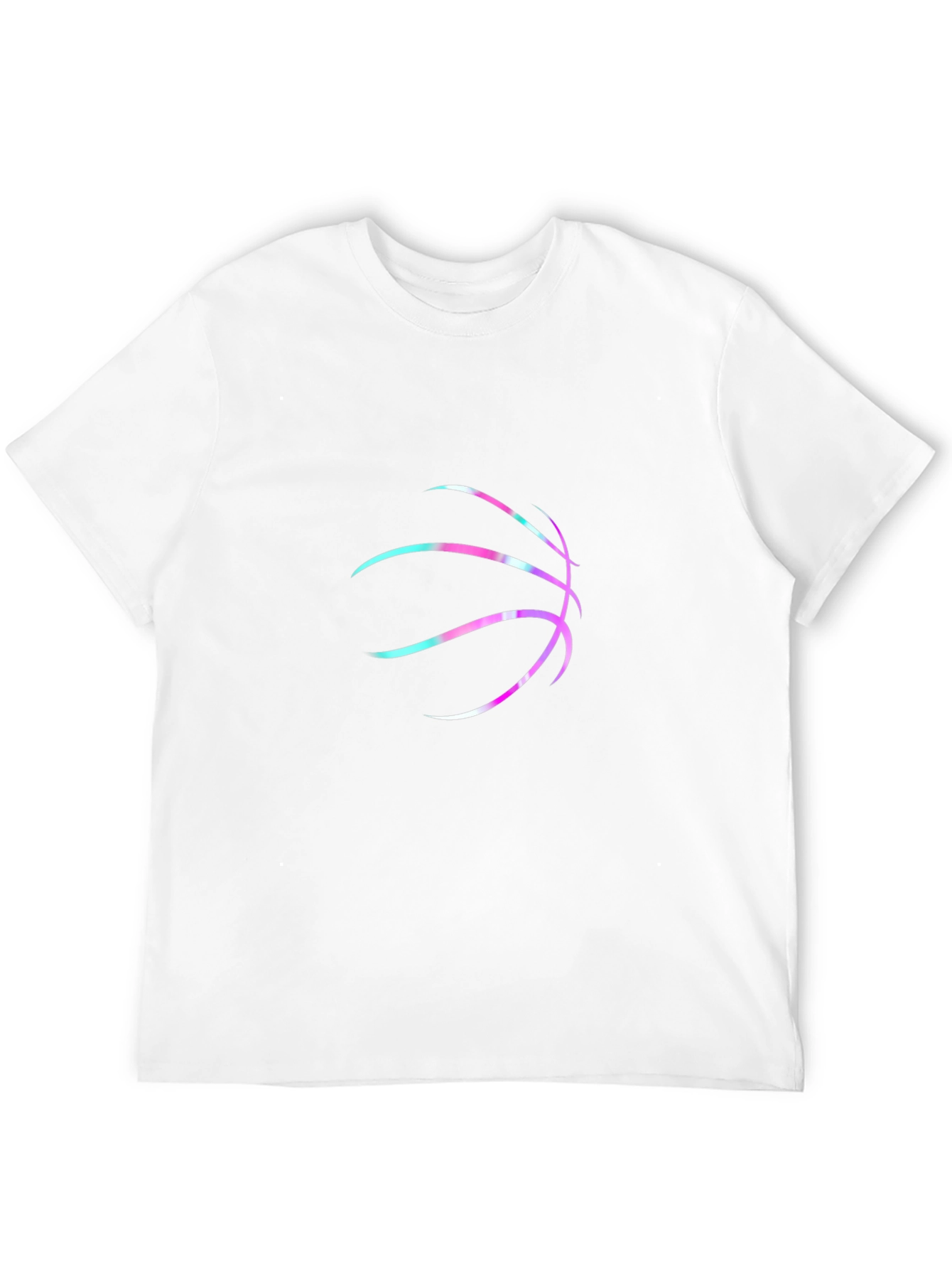 Neon Basketball Graphic Tee - Unisex