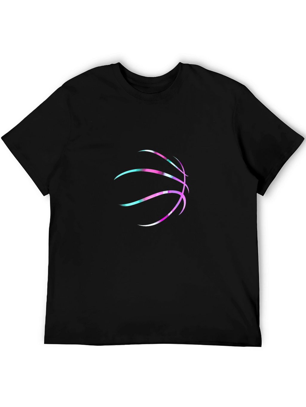 Neon Basketball Graphic Tee - Unisex