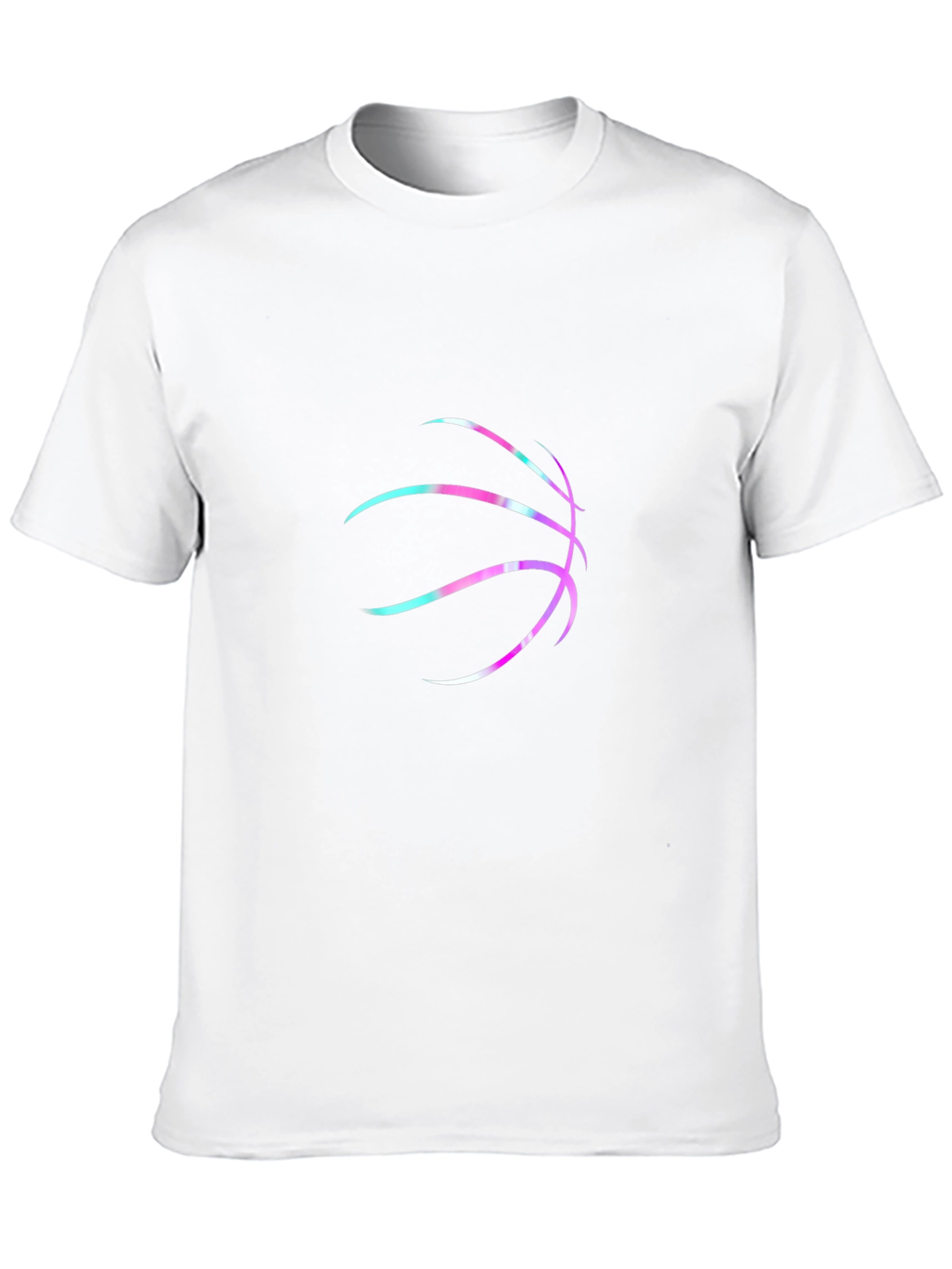 Neon Basketball Graphic Tee - Unisex