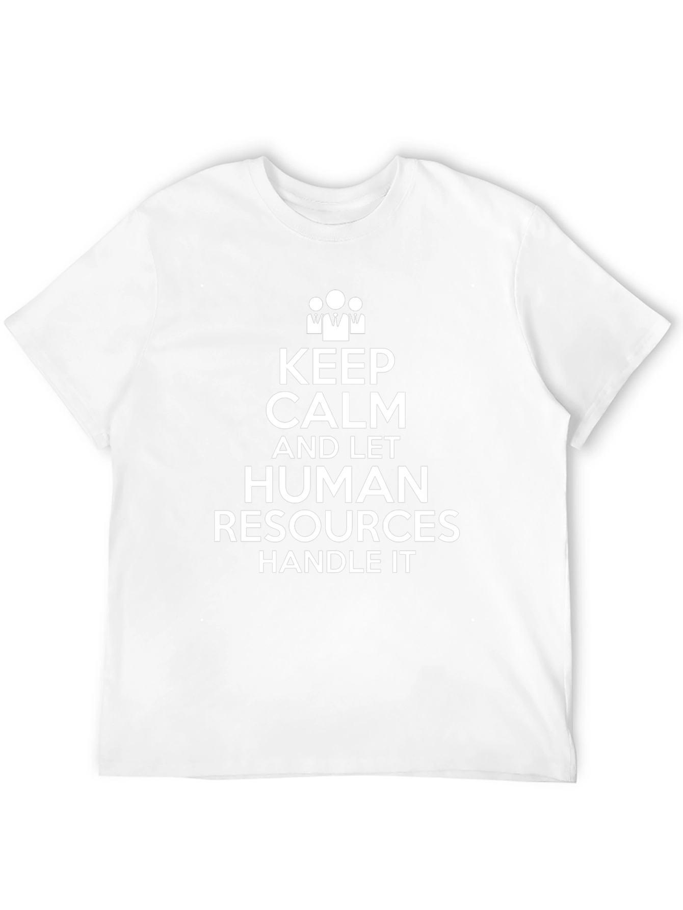 Keep Calm Human Resources Black T-Shirt