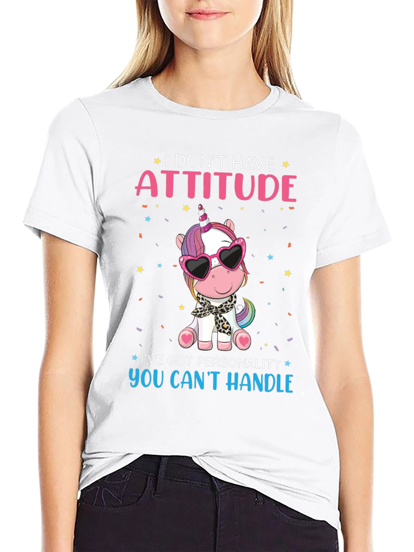 Attitude Unicorn Graphic Tee