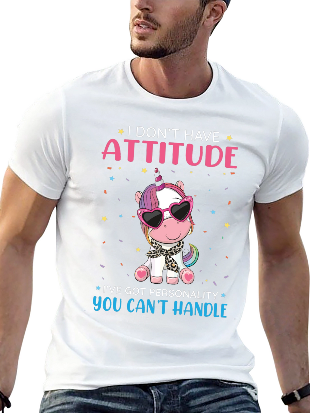 Attitude Unicorn Graphic Tee