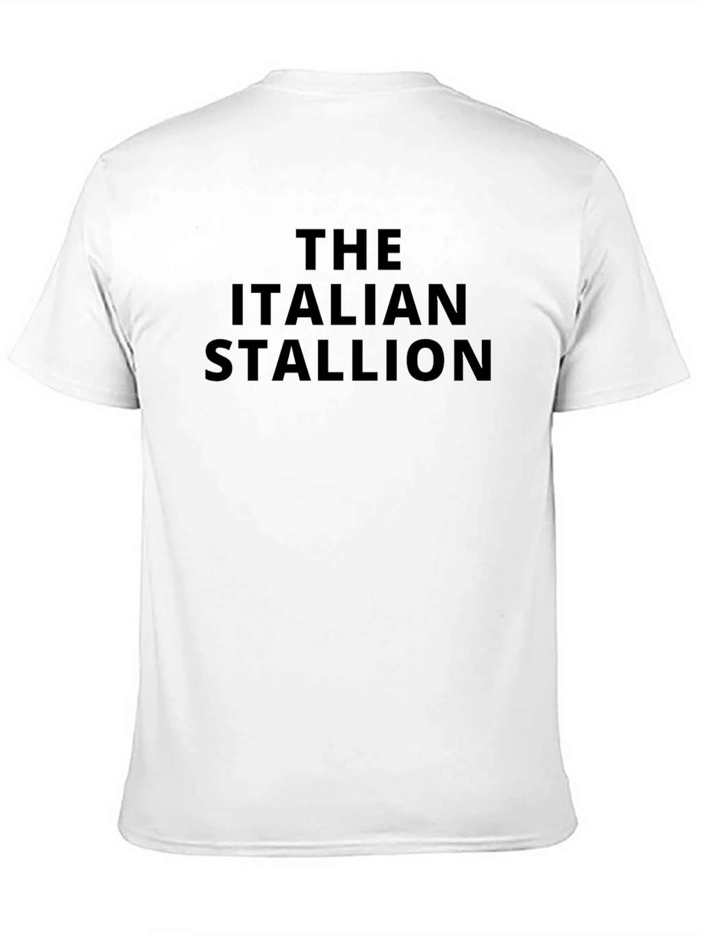 The Italian Stallion Black Crewneck T-Shirt