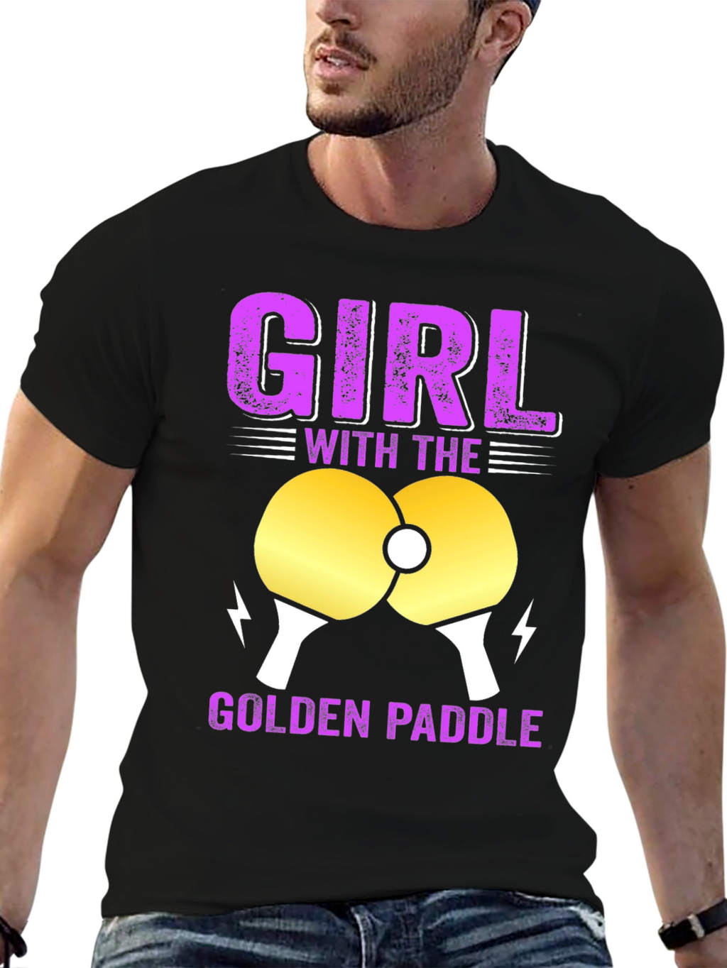 Girl With The Golden Paddle T-Shirt
