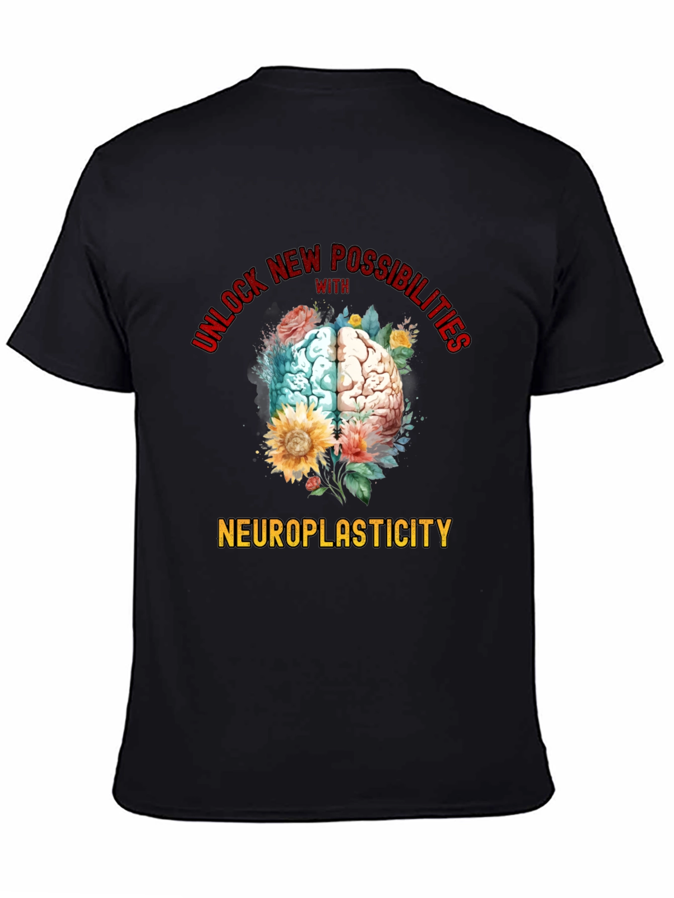 Neuroplasticity Brain Graphic T-Shirt
