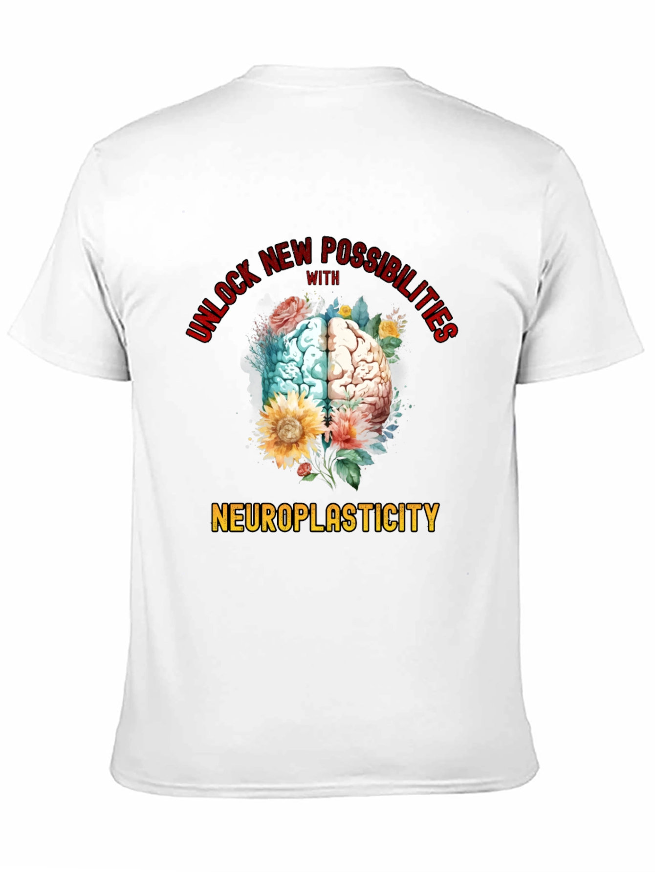 Neuroplasticity Brain Graphic T-Shirt
