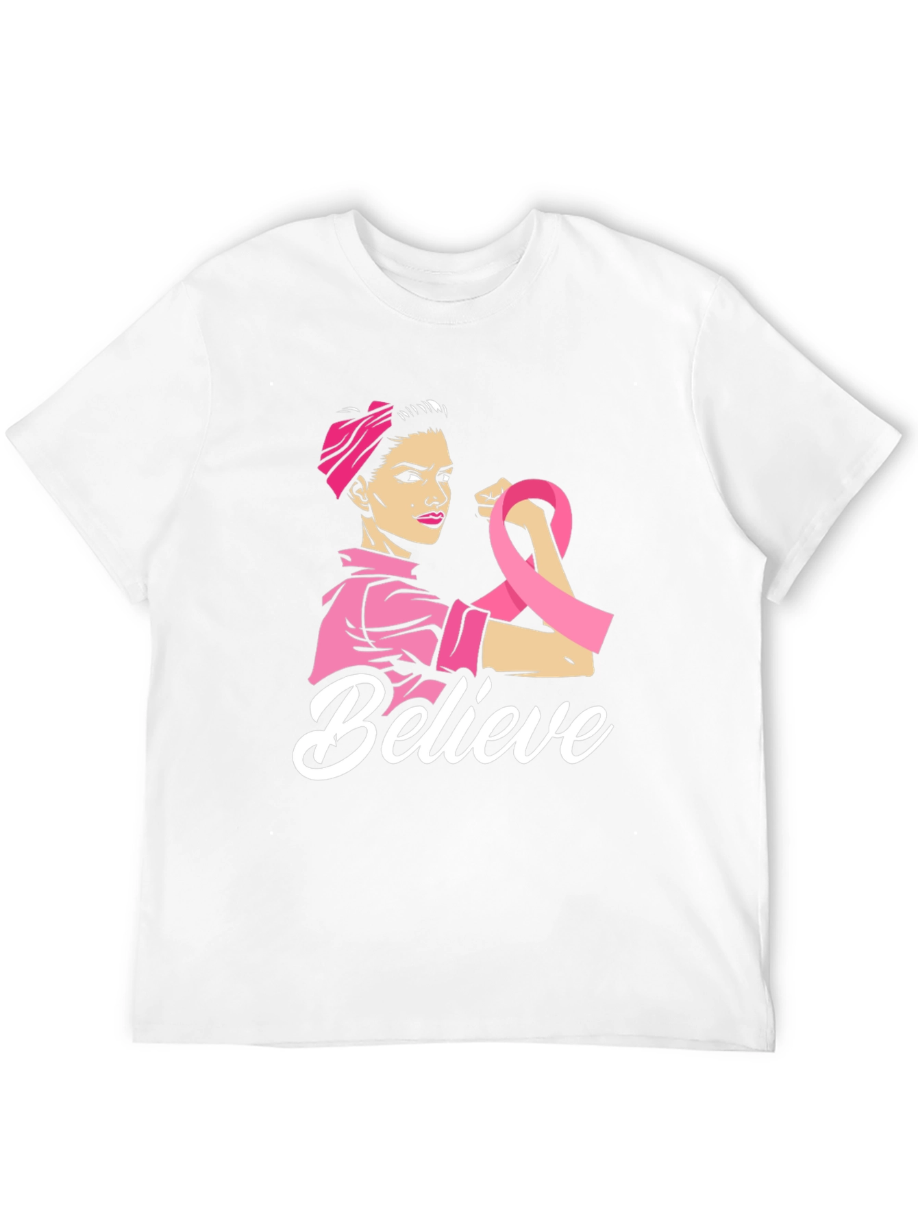 Believe Breast Cancer Awareness T-Shirt