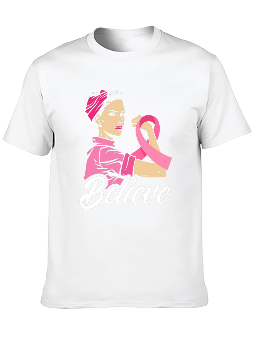 Believe Breast Cancer Awareness T-Shirt
