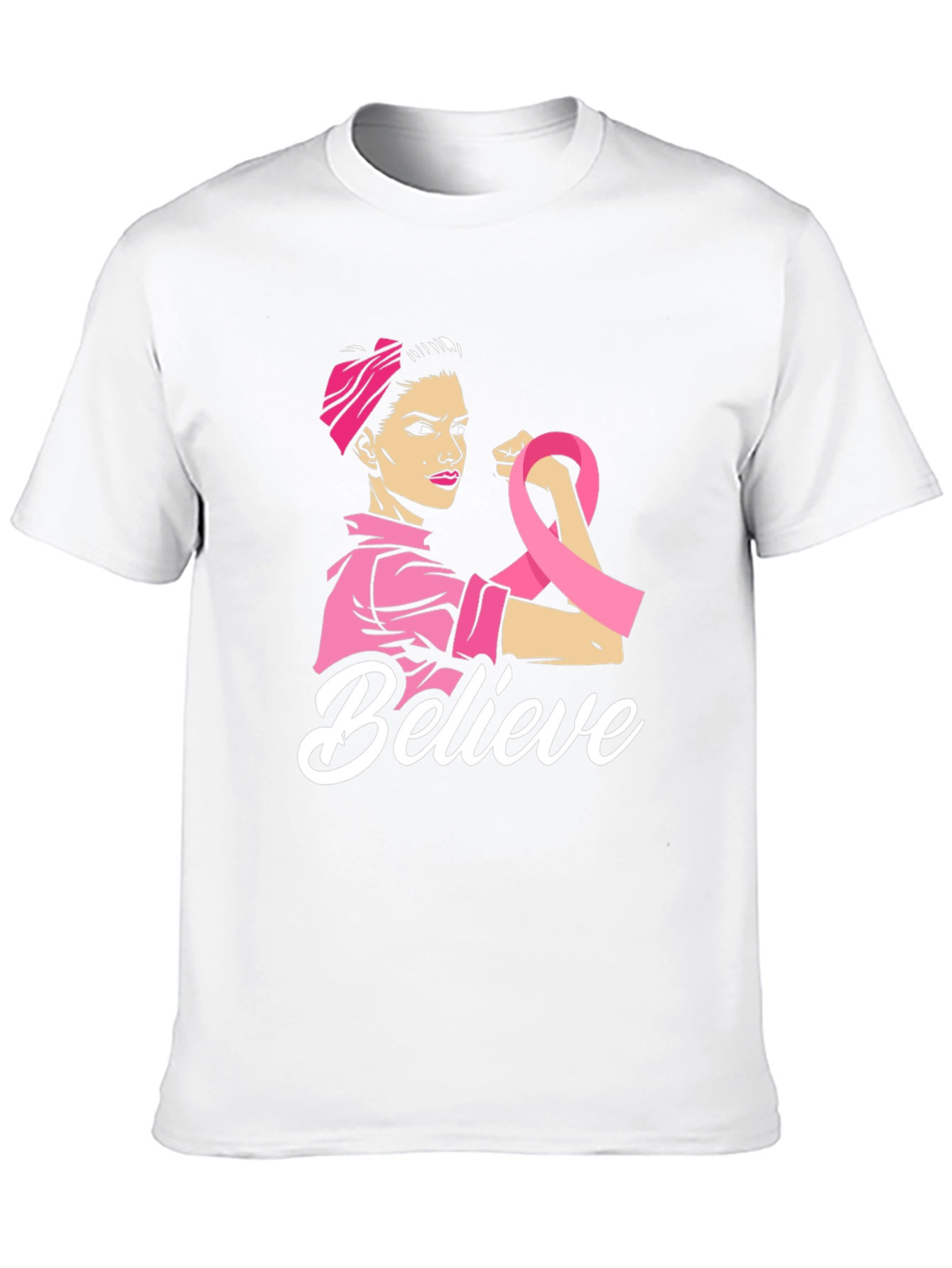 Believe Breast Cancer Awareness T-Shirt