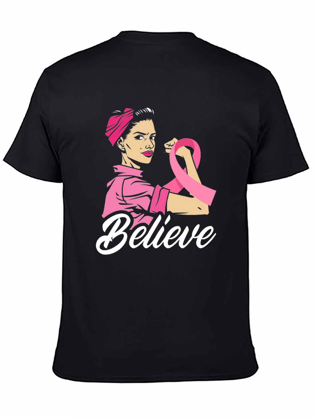 Believe Breast Cancer Awareness T-Shirt