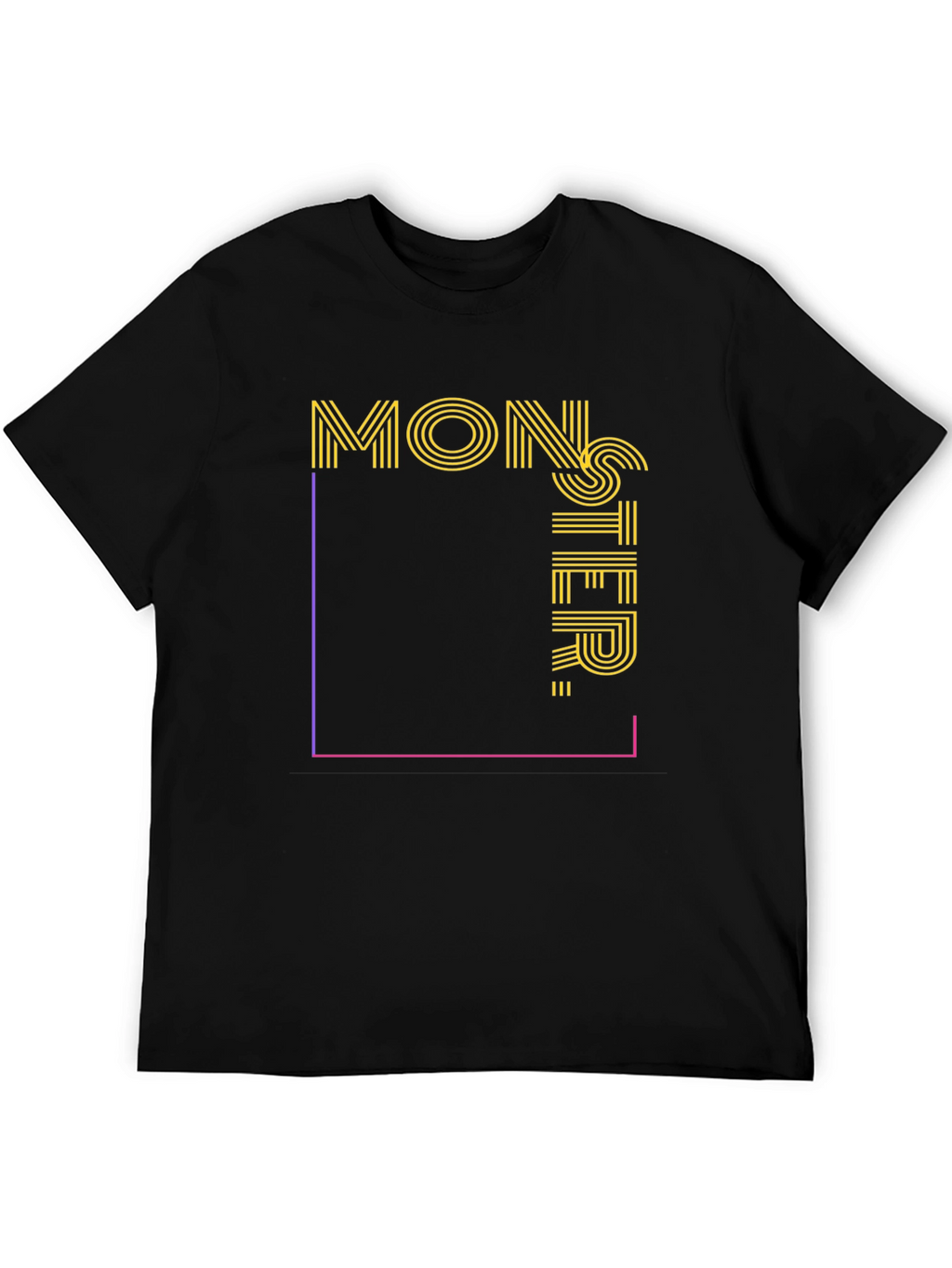 Monster Graphic Tee - Stylish Cotton Blend T-Shirt