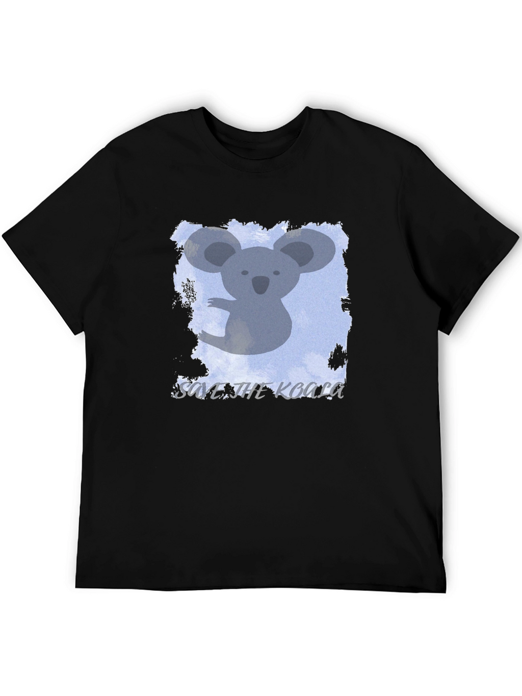 Save the Koala Black T-Shirt